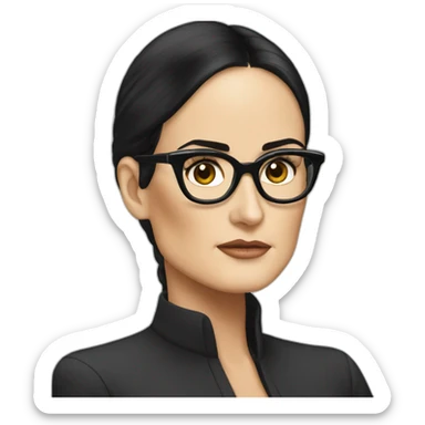 Demi Moore serious sticker