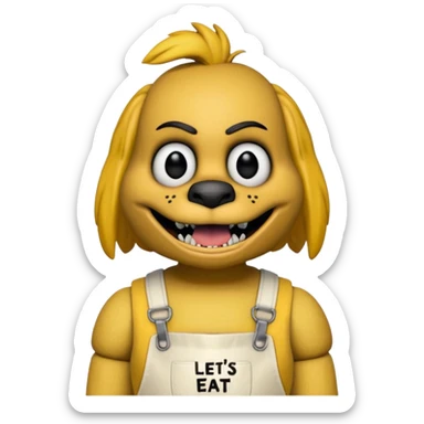 Chica from Five Nights At Freddy's Movie sticker