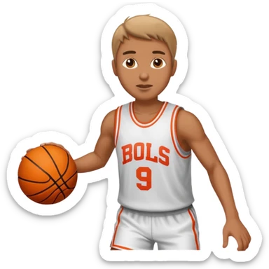 man basketball sticker