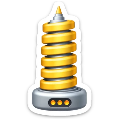 Create a "Power Twister", also known as a "Spring bar" sticker