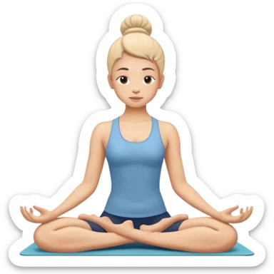 Yoga sticker