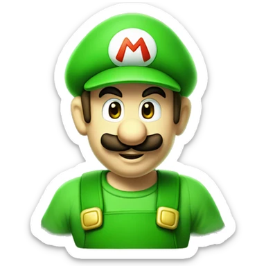 Luigi (super Mario) sticker