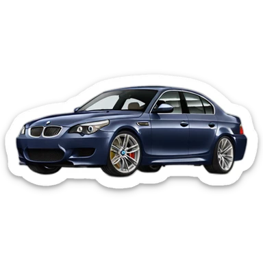 Bmw E60 m5 V10 sticker