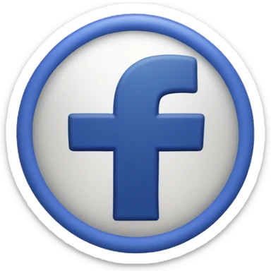 Facebook icon blue sticker