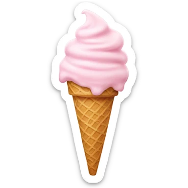 Light Pink Ice Cream sticker