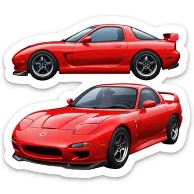 Mazda rx 7 sticker