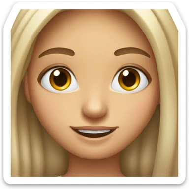 Fait moi un emoji beauté rime avec bien être  sticker