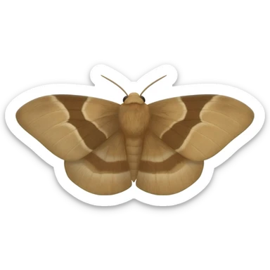 Moth sticker
