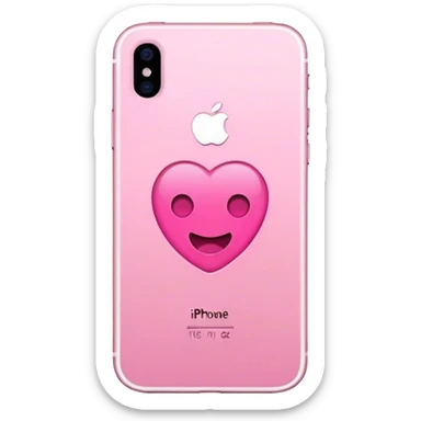 iPhone 16 pink sticker