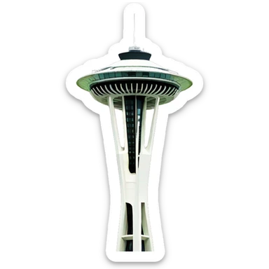 space needle seattle sticker