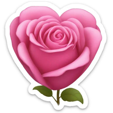 Corazón rosa sticker