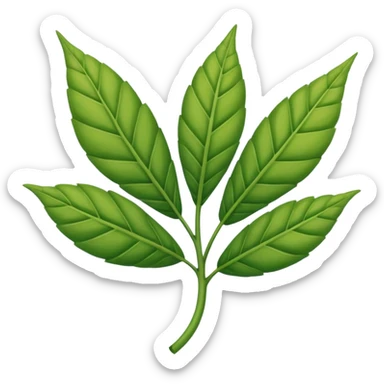 Hoja de mariguana sticker