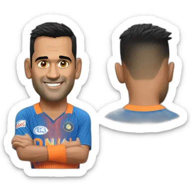 Ms Dhoni  sticker