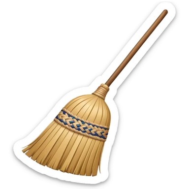 Samoan broom  sticker
