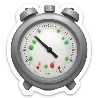 A 30 minute kitchen timer sticker