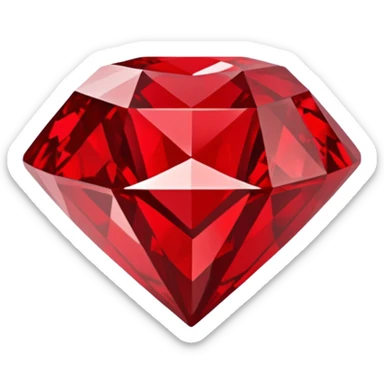 Red diamond carved on its front "RED" sticker