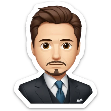 Tony stark sticker