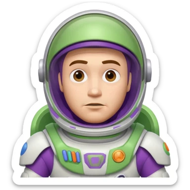 Buzz Lightyear from the movie Disney Pixar's Toy Story  sticker