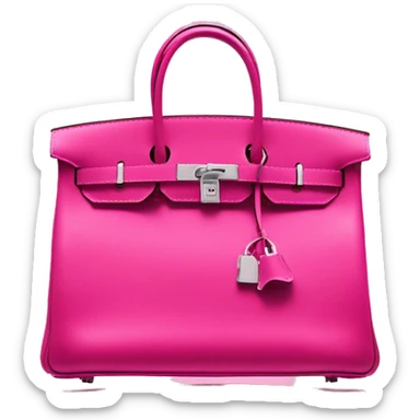 Hot pink birkin bag Hermes’  sticker