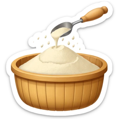 flour production sticker