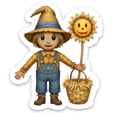 Scarecrow, sticker