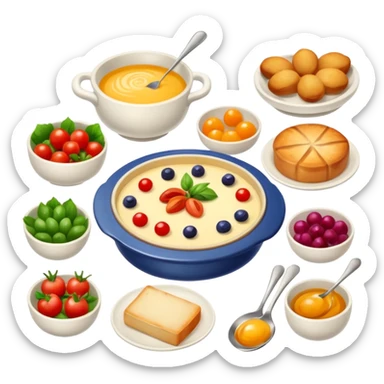 French fine cuisine sticker