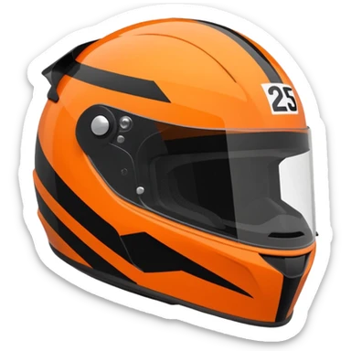 lando norris’ 2025 helmet sticker