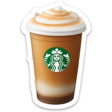 Starbucks pumpkin spice latte  sticker