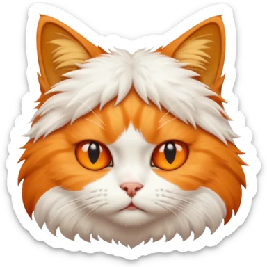 cat i hate it here sticker