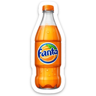 fanta bottle sticker