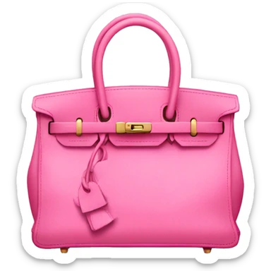 pink birkin sticker