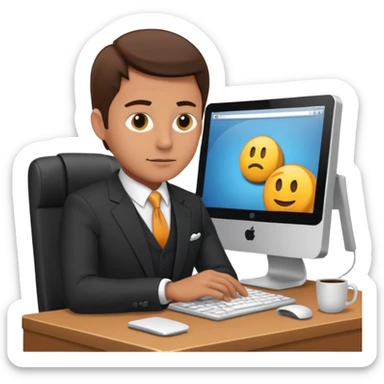 haz a un trader en su computadora sticker