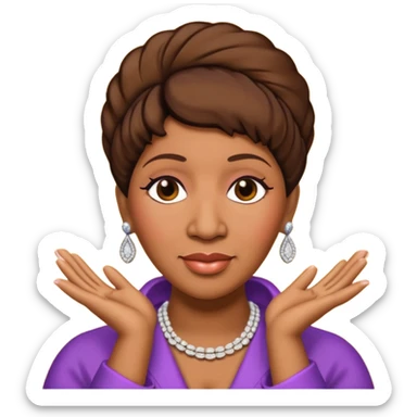 Aretha Franklin sticker