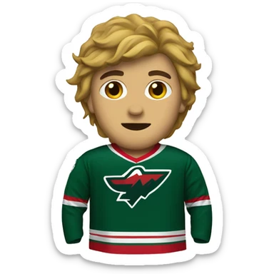 Minnesota wild hockey jersey  sticker