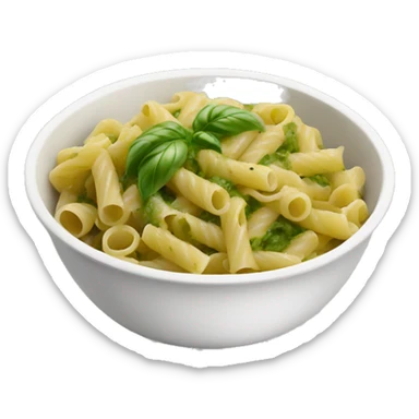 Pesto pasta in a bowl sticker