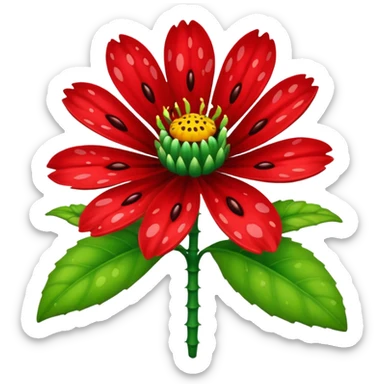 carnivour flower sticker