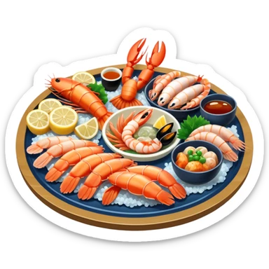 japanese seafood  sticker