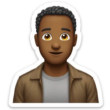 an emoji holding one's forehead sticker