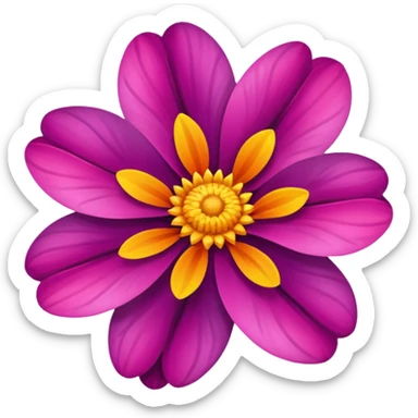 amean  flower with a personality  sticker