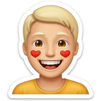 Dying laughing  sticker