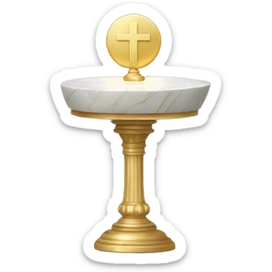 Marble altar eucharist  sticker
