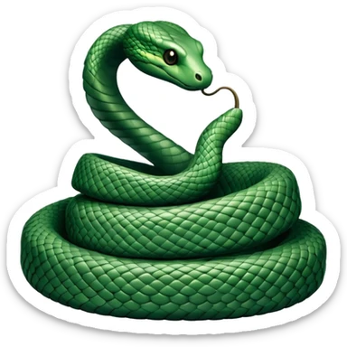 Slytherin snake in Harry Potter  sticker