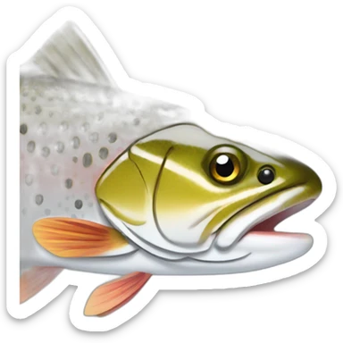 trout-facing-right sticker