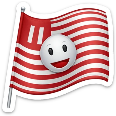 A flag that says Connor I’m going to tickle you sticker