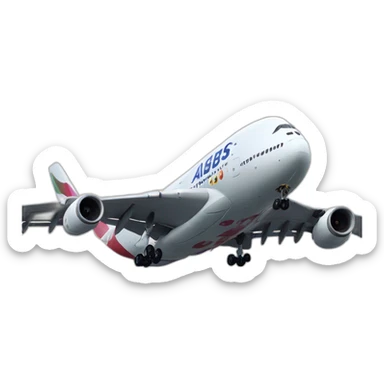 Airbus a380 sticker