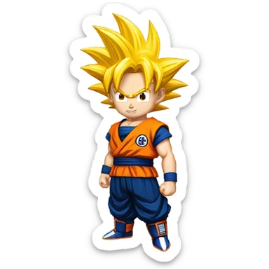 Pan nieta de goku sticker