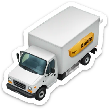 Amazon delivery truck  sticker
