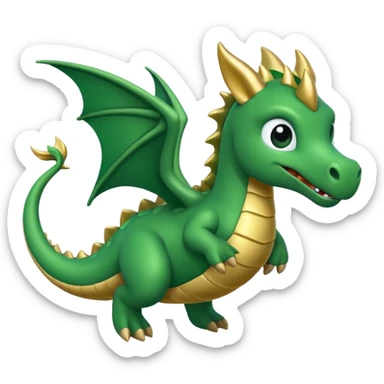 um dragão de planeta  sticker