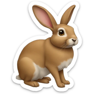 conejo ladron sticker