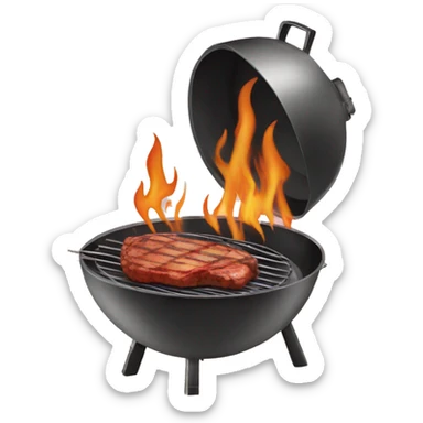 Barbecue sticker